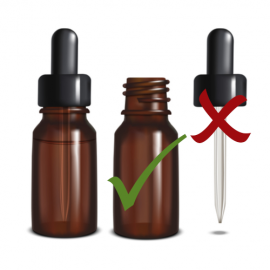 glass medicine droppers