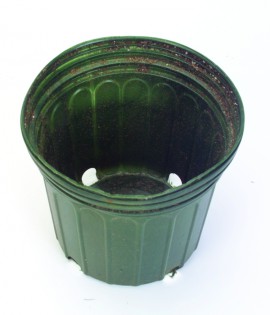 black flower pot liners