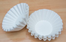 unused paper coffee filters