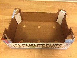cardboard clementine boxes